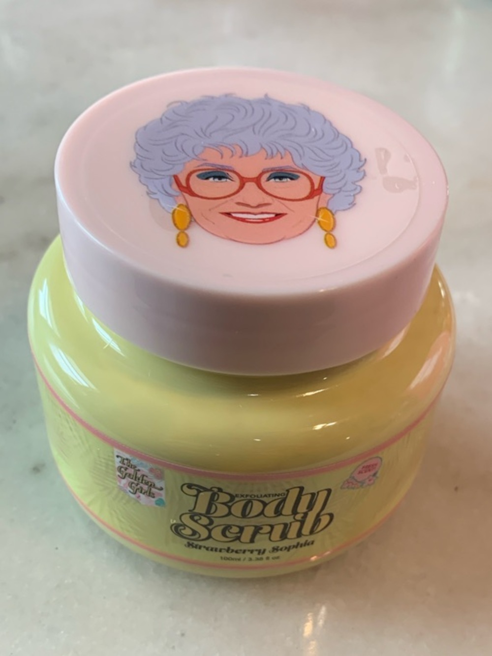 Golden Girls Strawberry Sophia Exfoliating Body Scrub